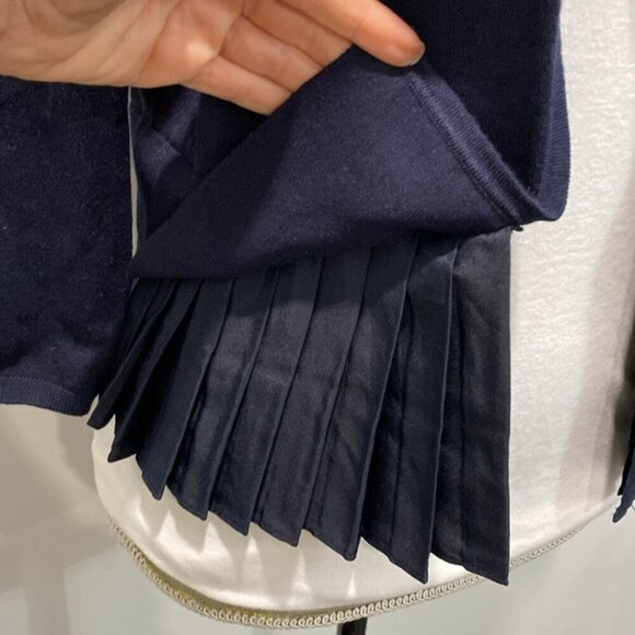 Tommy Hilfiger Blue Cardigan Peplum Open - Picture 7 of 14